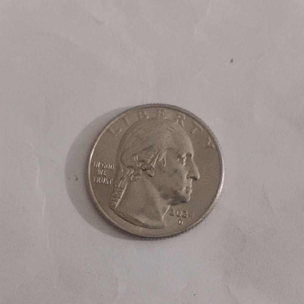 2024 D Quarter Error "In God We Trust" Reverse With HOPE Pauli Murray